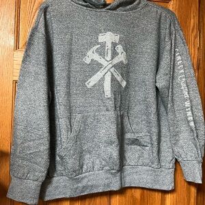 MV Sport Charcoal Graphic Hoodie